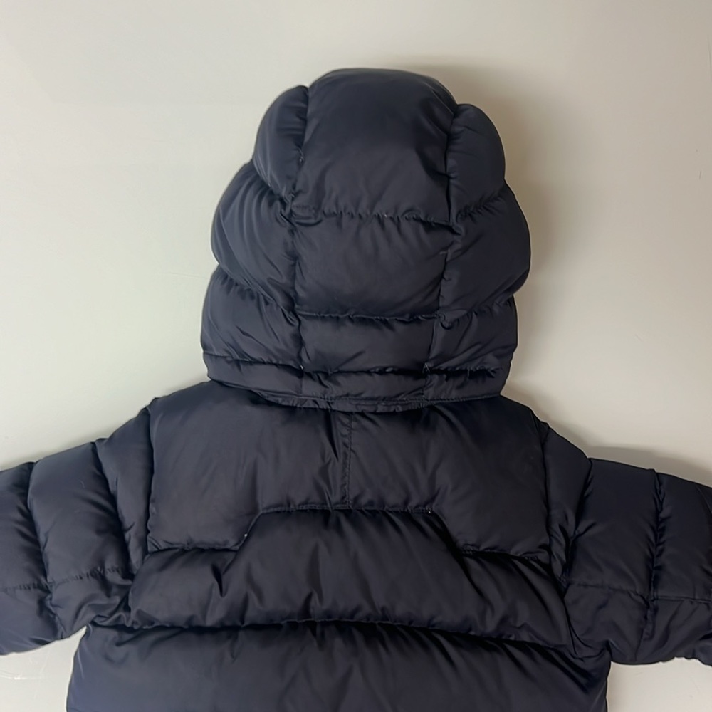 POLO RALPH LAUREN 2T BOYS DOWN FILLED NAVY BLUE HOODED JACKET RED HORSE USED - Picture 10 of 15
